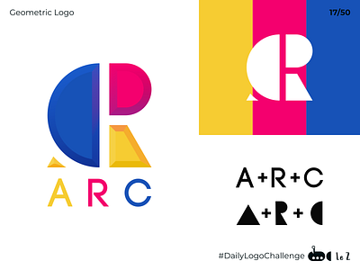 Geometric Logo #DailyLogoChallenge 17 branding dailylogochallenge design illustration inkscape logo typography vector