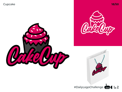 Cupcake #DailyLogoChallenge 18 branding dailylogochallenge design illustration inkscape logo typography vector