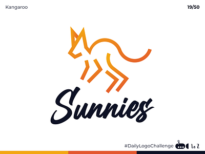 Kangaroo #DailyLogoChallenge 19 branding dailylogochallenge design illustration inkscape logo typography vector