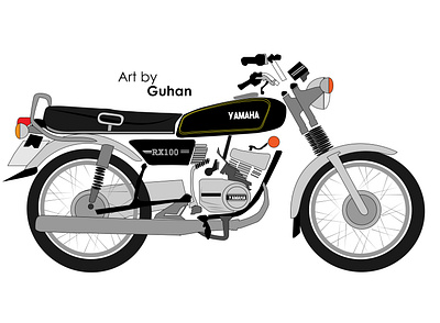 RX 100 design illustration vector