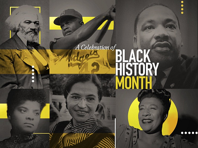 Black History Month black history month ella fitzgerald frederick douglass ida b. wells jackie robinson martin luther king jr. mlk rosa parks