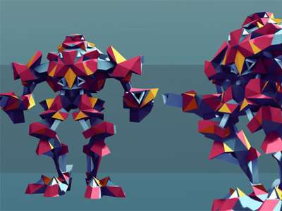 Low Poly Robo Sculptoro