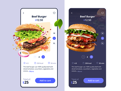 FoodBuds - A Restaurant App app design figma illustration mockup ui