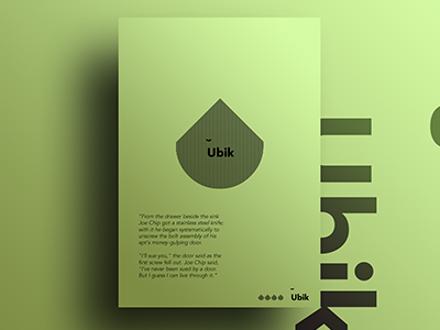 ˘ Ubik graphicdesign illustration typography