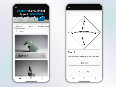 origami app mobile mobile app mobile app design mobile design mobile ui origami ui ui design user inteface