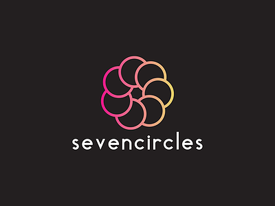 Sevencircles branding circle circleslogo gradient illustration logo round seven