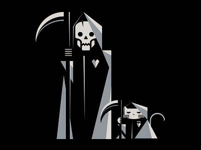 Grim Reaper(s) halloween icon illustration vector