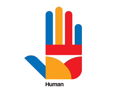 Human brand identity branding icon logo logo design