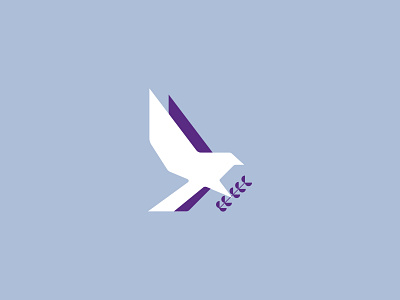 Bird of Peace branding icon logo logo design