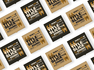 Title Slice Boxes Pattern branding identity packaging design typography