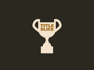 Title Slice Logo branding identity logo logo design
