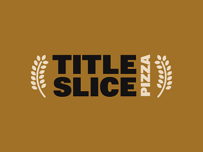 Title Slice Logo ornate version branding icon logo logo design