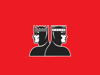 King & Queen brand identity branding icon identity illustration logo logo design logos vector illustration