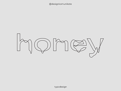 Honey design designkomunikate identity identity designer logo logotype minimal sign typodesign typography