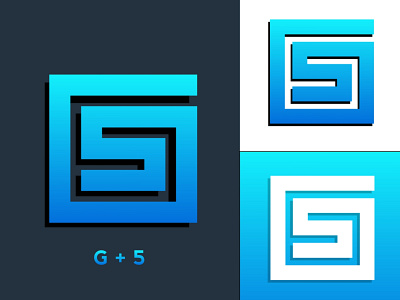 GS or G5 Logo branding graphic design icon identity letter logo logo design logotype monogram monogram logo