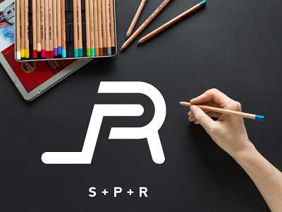 SPR or SR Logo branding graphic design icon identity letter logo logo design logotype monogram monogram logo
