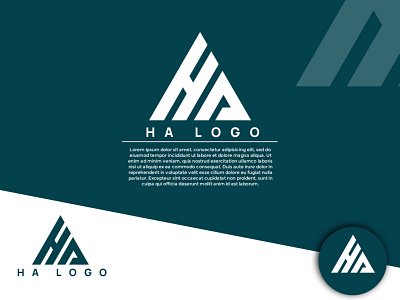 HA Logo branding graphic design icon identity letter logo logo design logotype monogram monogram logo