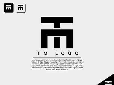 TM Logo branding graphic design icon identity letter logo logo design logotype monogram monogram logo