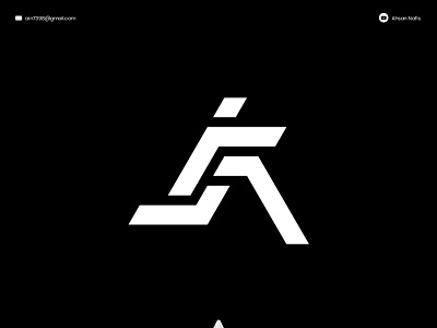 SR Running Man Logo branding graphic design icon identity letter logo logo design logotype monogram monogram logo