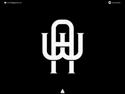 WA Monogram Logo branding graphic design icon identity letter logo logo design logotype monogram monogram logo