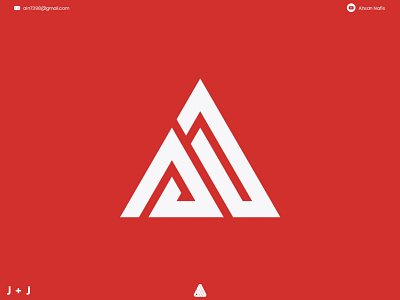 AJ Monogram Logo branding graphic design icon identity letter logo logo design logotype monogram monogram logo