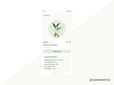 Plantr - Product Page UI app icon product ui ux