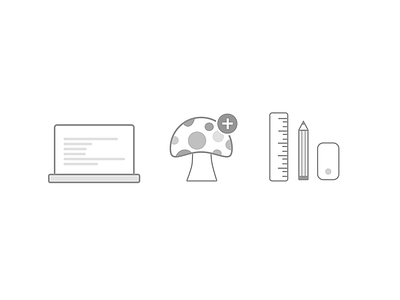 Custom icons for personal website blog icon icons line art monochrome sketch