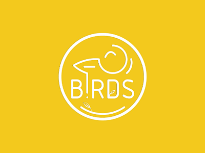 BIRDS MINIMALISM bird logo design icon illustration logo mascot minimalis typography vector