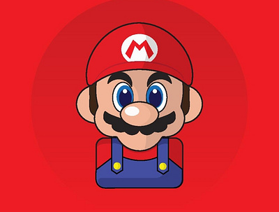 Super mario color design digital drawing game illustraion illustrator sketch super supermario vector