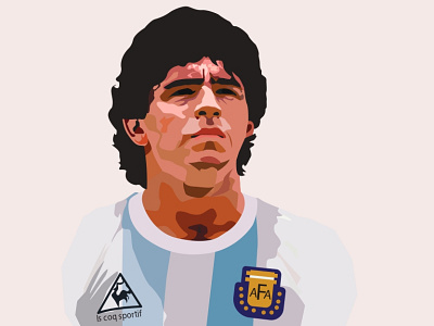 <3 color deigo maradona design digital drawing fooball illustraion illustration illustrator sketch ui vector