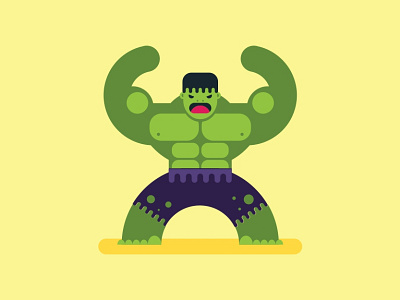 Hulk basketball color design digital drawing hulk illustraion illustration illustrator sketch vector