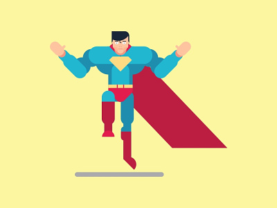 superman color design digital drawing illustraion illustrator justice league sketch superman vector