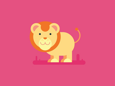 Lion color design digital drawing illustraion illustration illustrator lion sketch ui vector