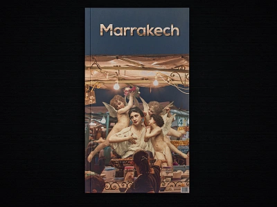 Marrakech city book cover book book cover collage collage art marrakech morocco