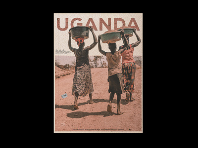 UGANDA magazine cover cover design magazine magazine cover poster print print design