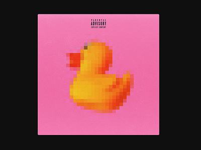 The duck album cover coverdesign design mockup music cover pixel pixelart
