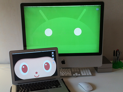 Octocat and Android android github hardware octocat wallpaper