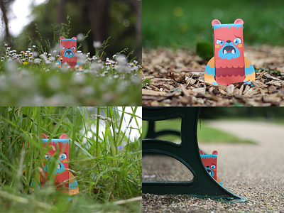 Parclings EagleBear in the wild eaglebear papercraft parclings photography