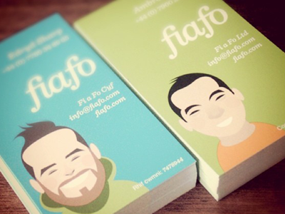 Our fiafo biz cards