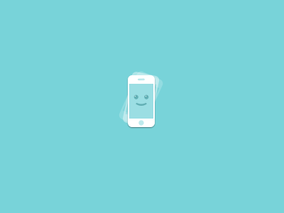 Appy go lucky icon illustration mascot smile