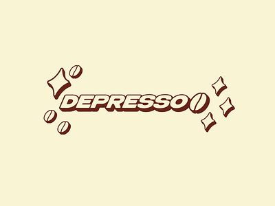 Depresso branding coffee design graphic design illustration typography vector
