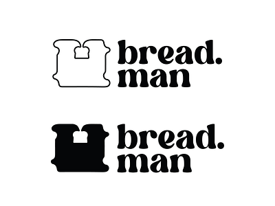 bread.man Logo branding design graphic design illustration logo typography vector