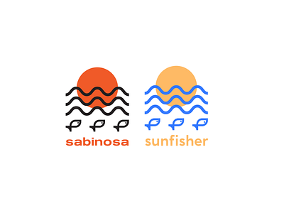 Sunfisher branding design graphic design illustration logo typography vector