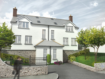 Private house development, 3D modelling - Winkleigh, Devon 3d hdri modelling rendering sketchup v ray visualisation