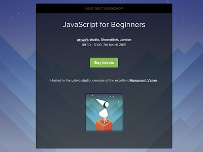 "JavaScript for Beginners" workshop