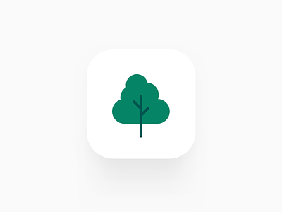 Neutral App Icon carbon change climate emissions footprint neutral offset plant profile reforestation score subscription trees