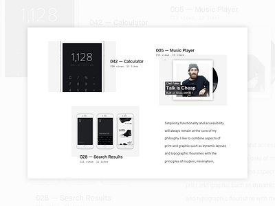 Dribbble Layout Concept api design dribbble layout likes minimal portfolio shot simple ui views white