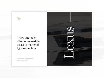 Impossible Is Nothing clean dark gold hoverboard lexus light minimal quote simple slide