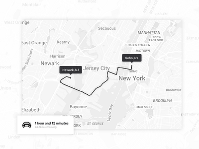 Navigation Concept clean dark destination light maps minimal newyork route simple traffic