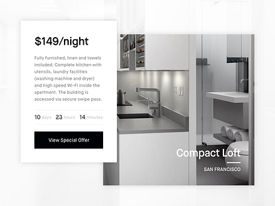 Promotional Concept II clean daily deal light loft minimal offer sanfrancisco simple special